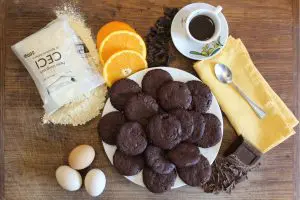 Immagine per ricetta Biscotti al cioccolato con farina di ceci