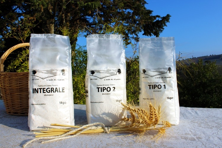 Farine BIO di grano tenero macinate a pietra